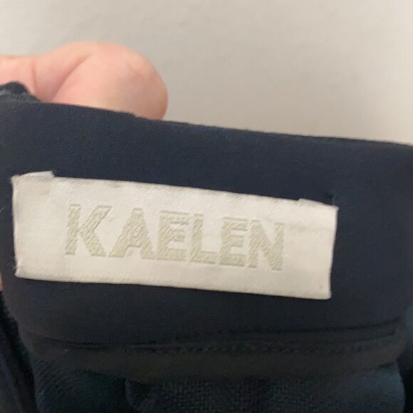 Kaelen Neoprene Pleated A-Line Skirt XS - Picture 2 of 5